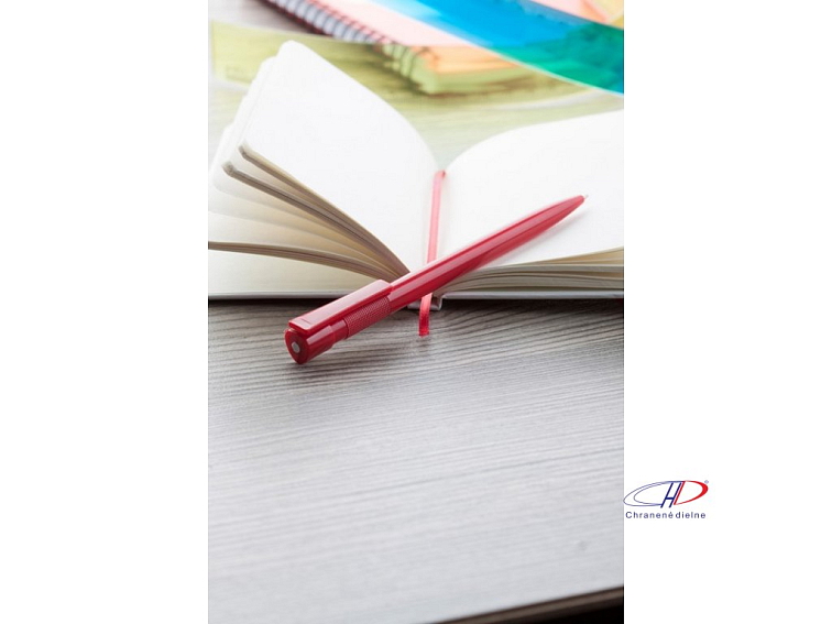 Guľôčkové pero, modrá náplň , Red