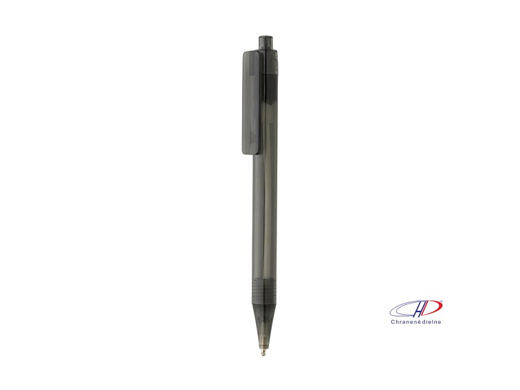 Priehľadné pero X8 z GRS RPET , Black