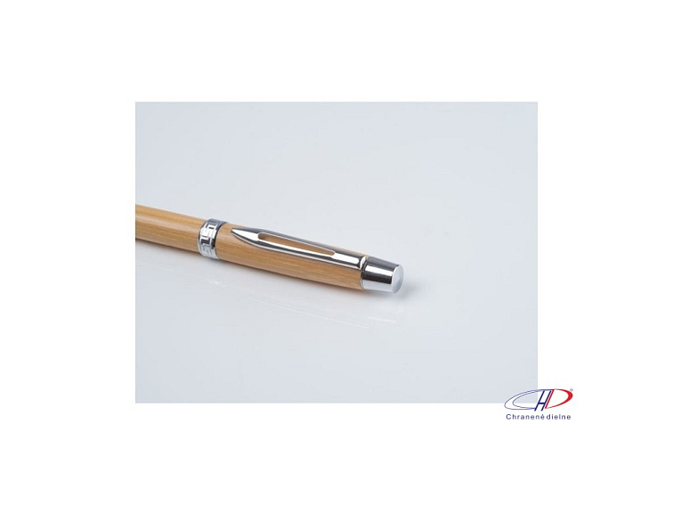 Bambusové guľôčkové pero v krabičke , Beige