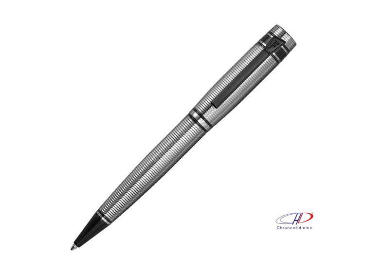 Guľôčkové pero Bold Stripe , chrome/gun