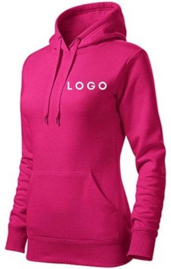 Mikina dámska s kapucou 414 s LOGOM
