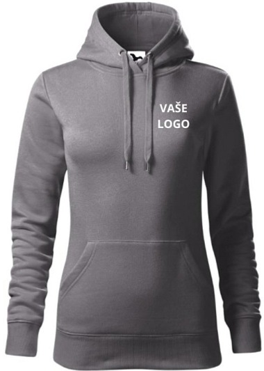 Mikina dámska s kapucou 414 s LOGOM