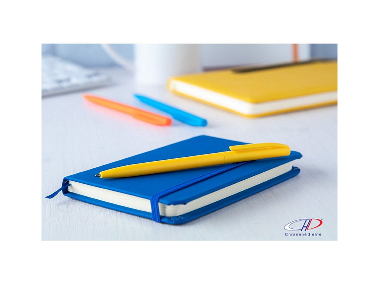 Guľôčkové pero, modrá náplň , Yellow