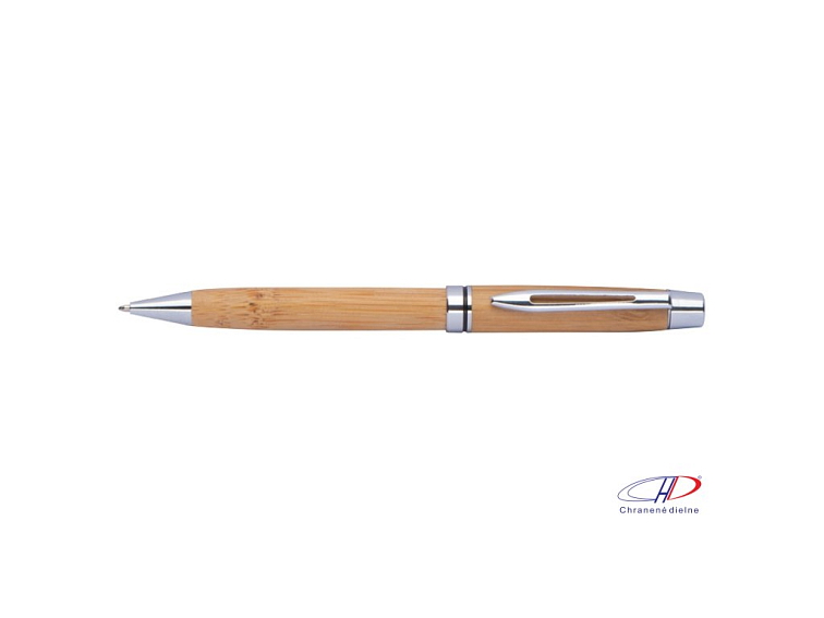 Drevené guľôčkové pero , Beige