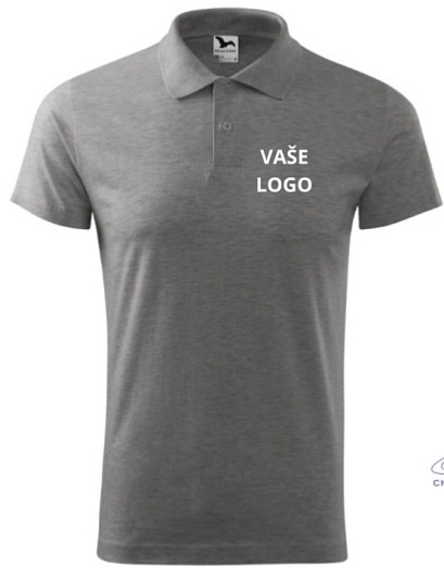 Polokošeľa pánska hladká 202 s LOGOM
