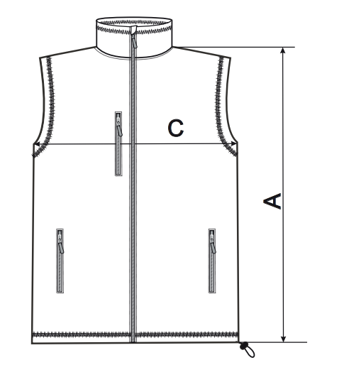 Vesta flisová unisex 525 s LOGOM