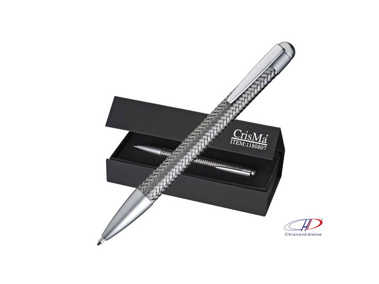 Guľôčkové pero, darčekovo balené , Grey