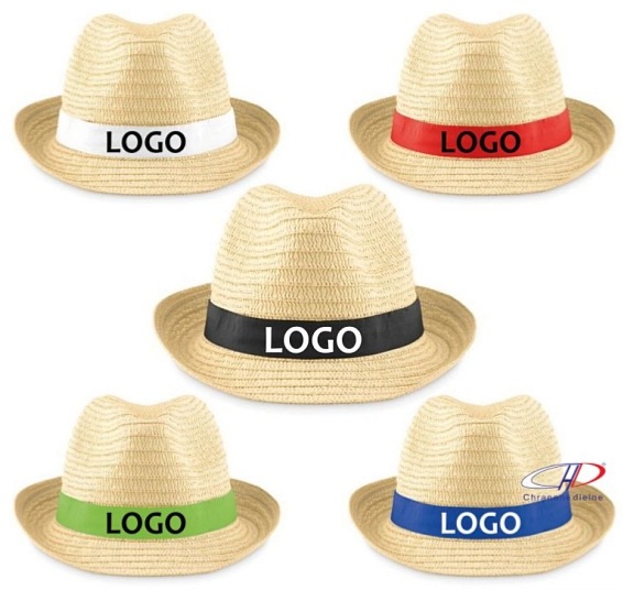 Slamený klobúk P922 s LOGOM