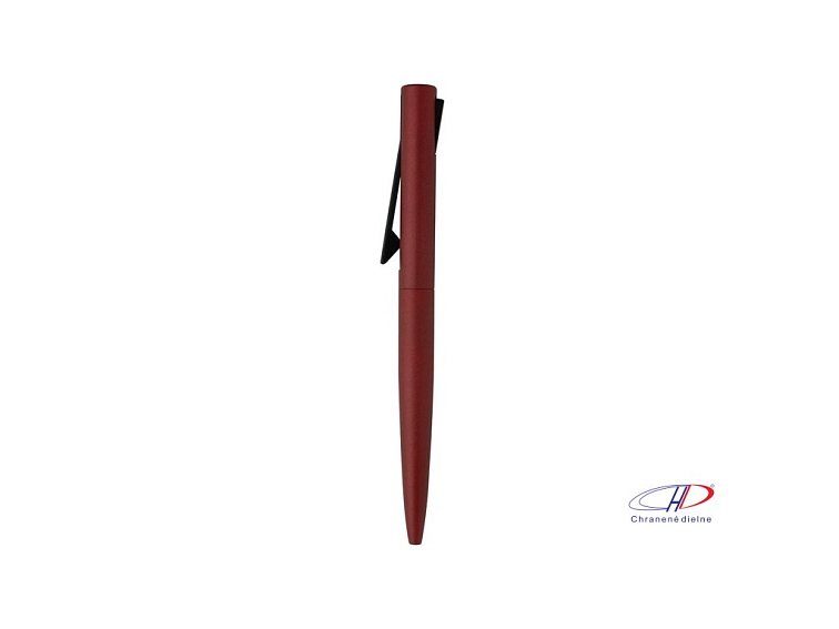 Guľôčkové pero z recyklovaného hliníka , Wine