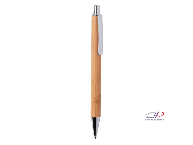 Bambusové guličkové pero , natural