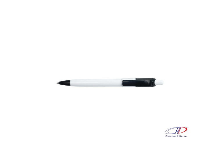 Guľôčkové pero Stilolinea Ducal ABS, modrá náplň , Black