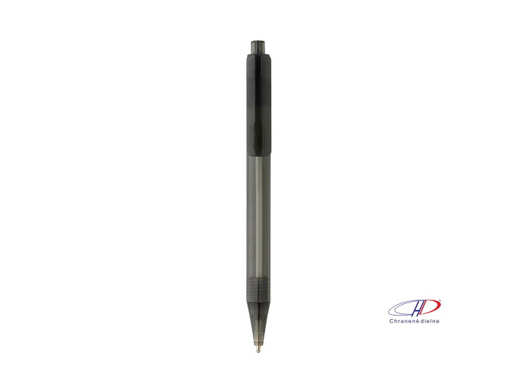 Priehľadné pero X8 z GRS RPET , Black