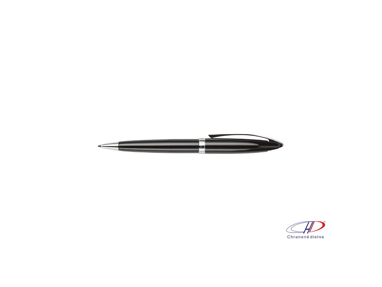 Guľôčkové pero, darčekovo balené (čierna náplň) , Black