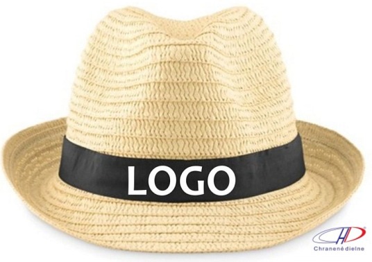 Slamený klobúk P922 s LOGOM