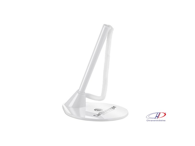 Guľôčkové pero so stojanom (modrá náplň) , white