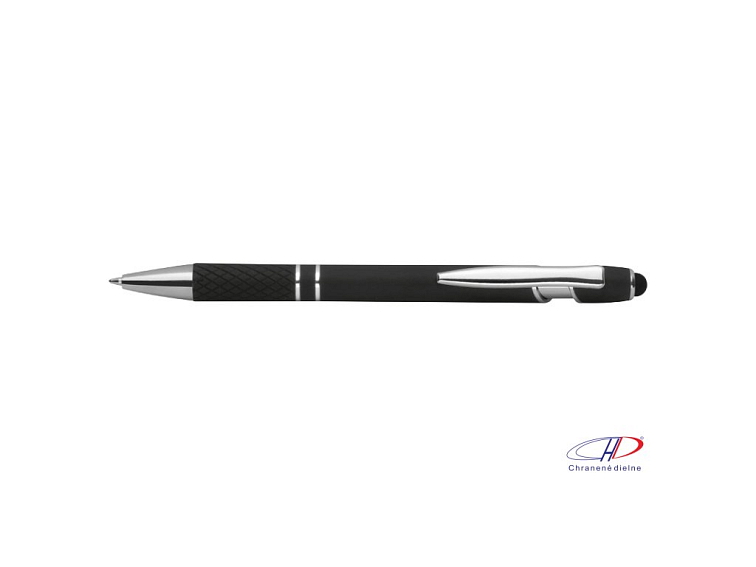 Pogumované pero so stylusom , Black