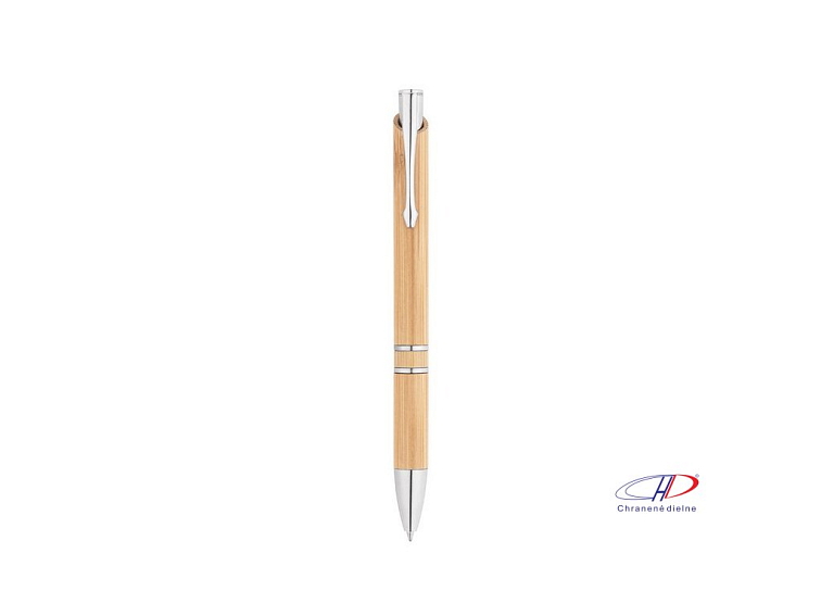 Bambusové guľôčkové pero , natural