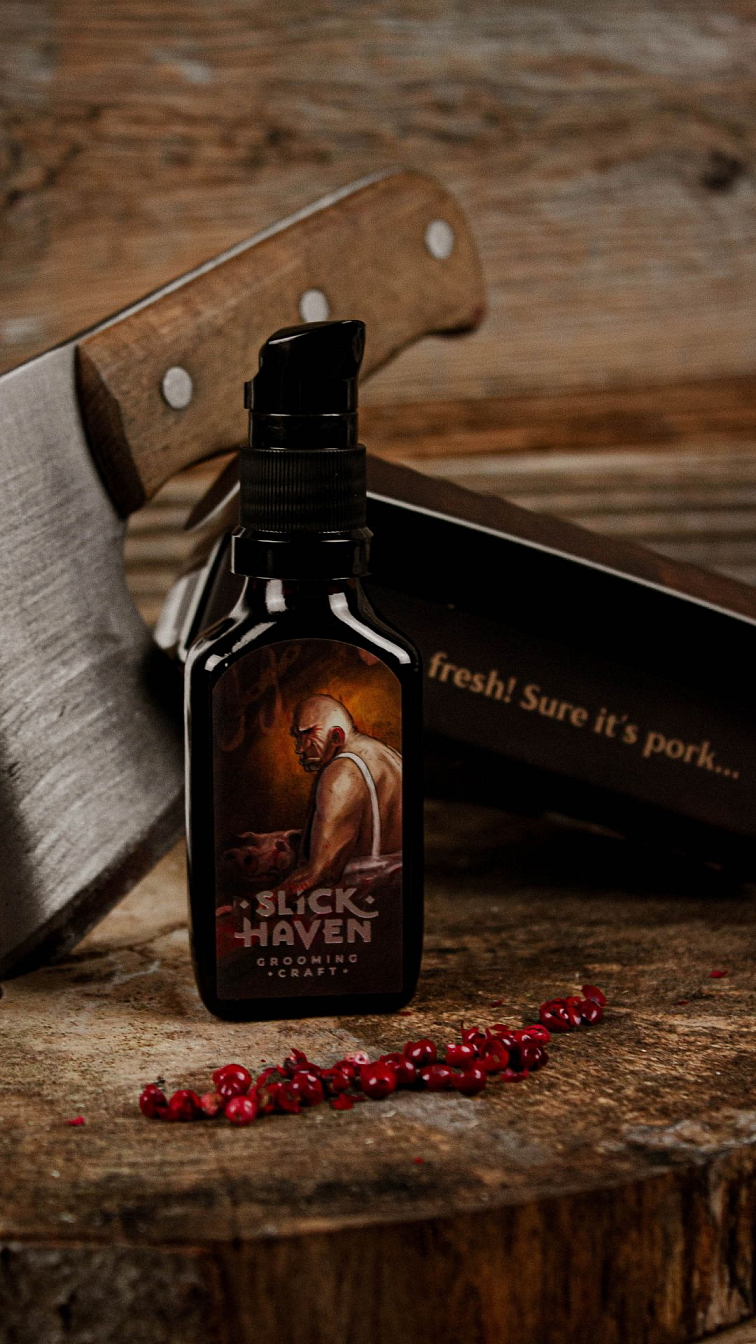Slickhaven Greasy Butcher Beard Oil olej na vousy 30 ml
