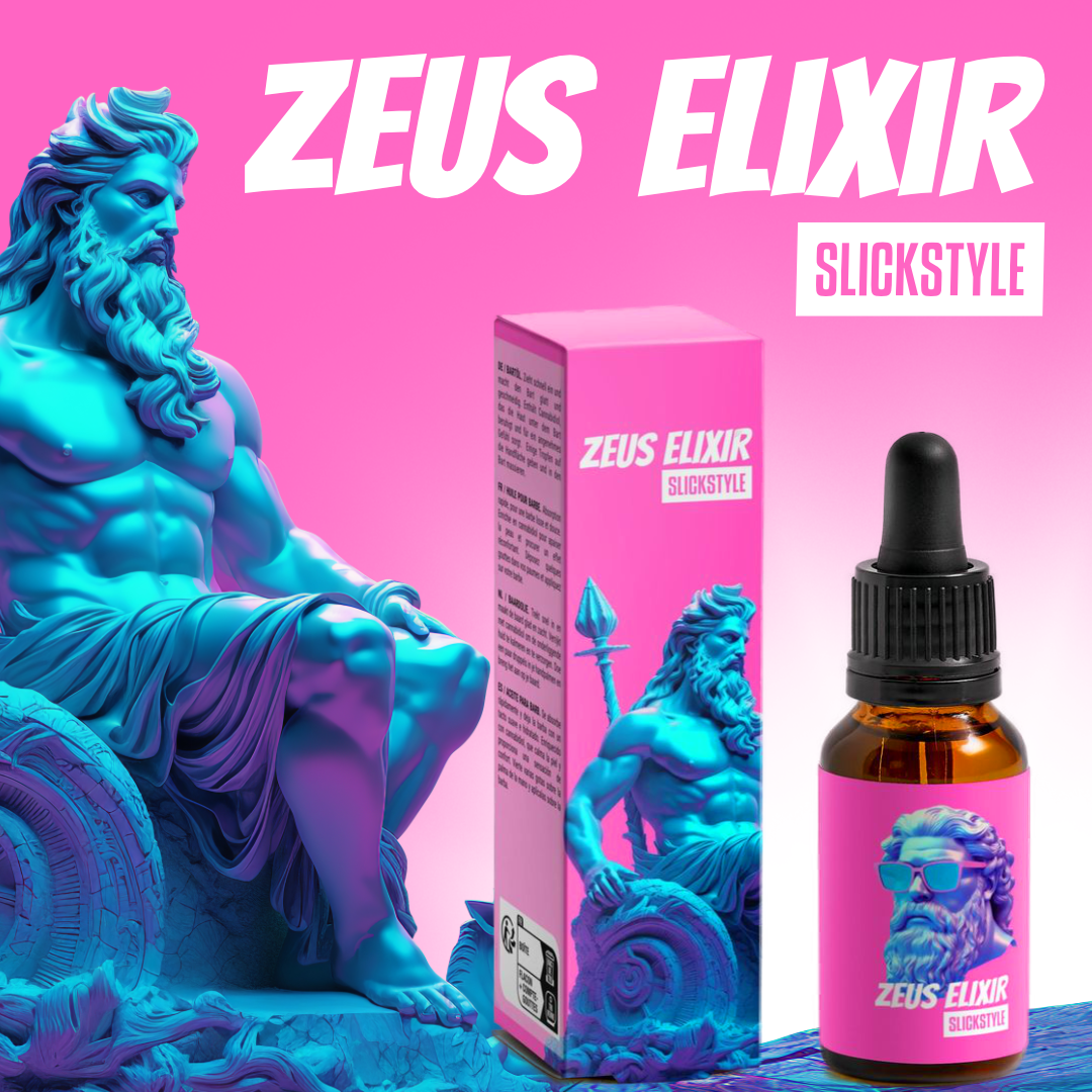 Slickstyle Zeus Elixir změkčující a vyživující olej/elixír na vousy 20 ml