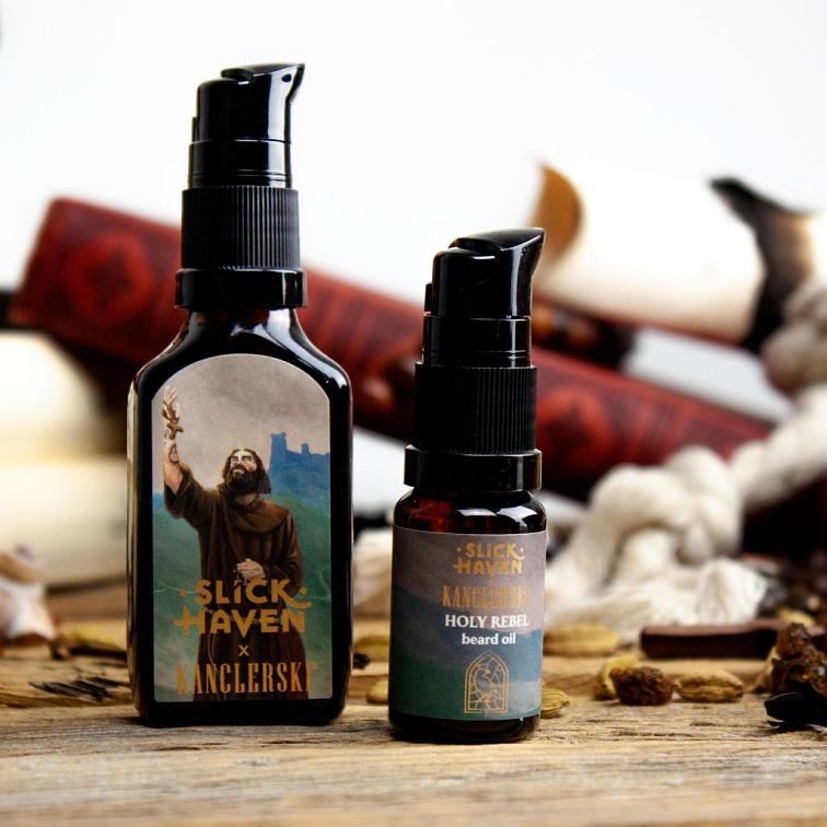 Slickhaven x Kanclerski Holy Rebel Beard Oil olej na vousy 30 ml