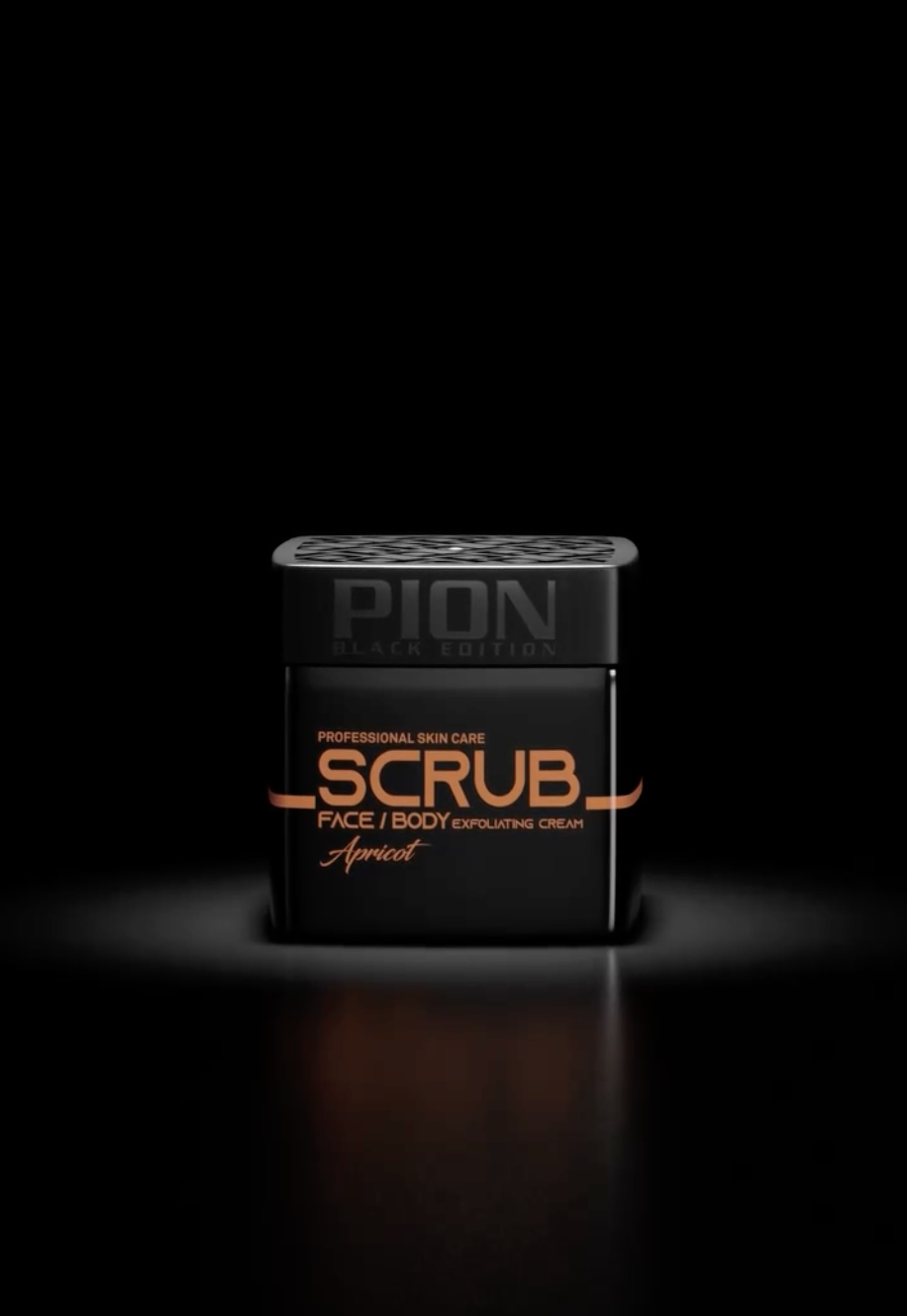 PION Face & Body Scrub Apricot meruňkový čisticí peeling na obličej a tělo 320 ml