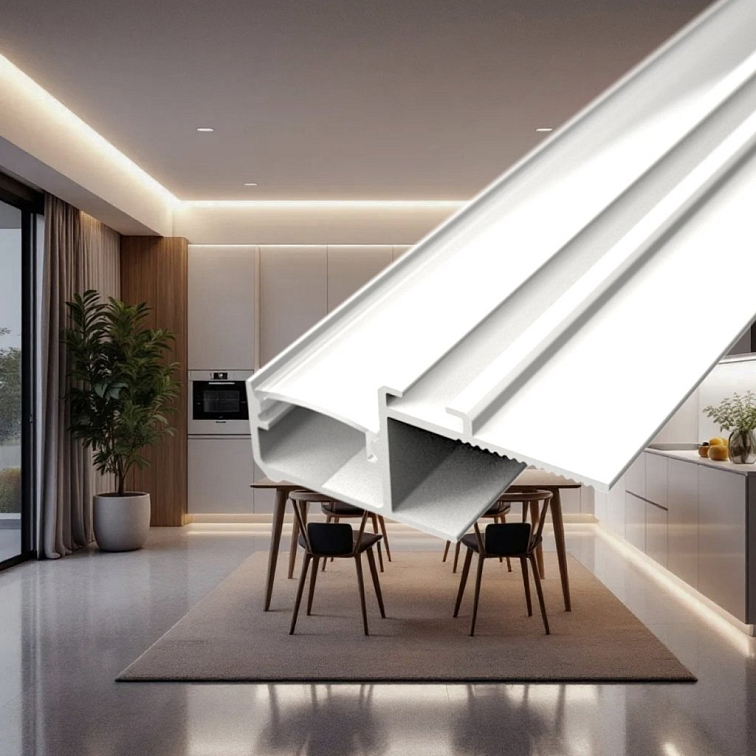 2m LED profile CEIL-GLOW WHITE
