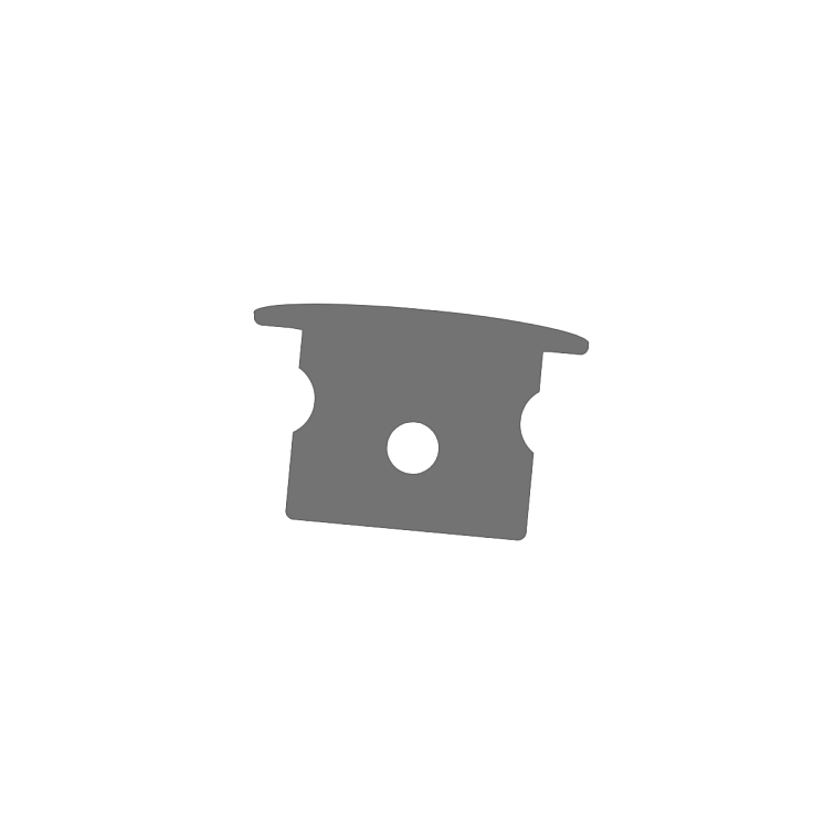 2m LED profile RECESSED 16