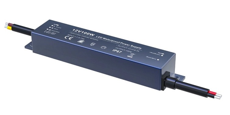 12V 100W IP67 LED Power Supply Mini