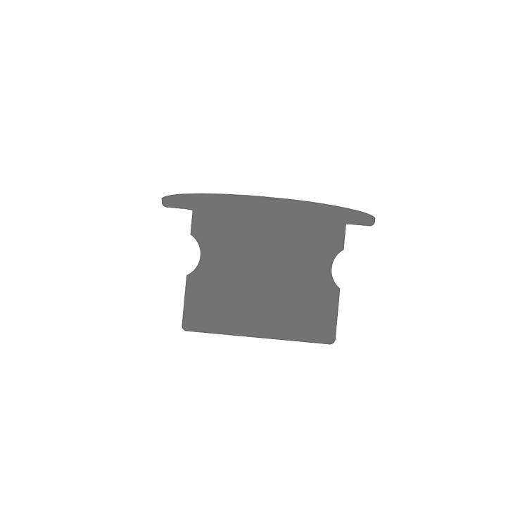 2m LED profile RECESSED 16