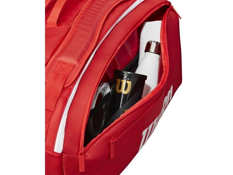 Tenisový bag Wilson Super Tour Red 15Pk 2025
