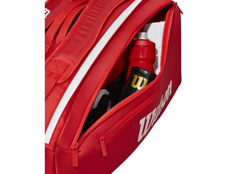Tenisový bag Wilson Super Tour Red 9Pk 2025